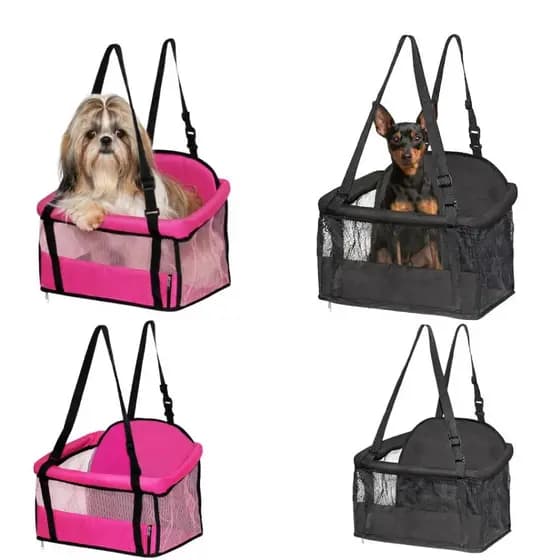Cadeirinha Cadeira Assento Pet de Carro para Cães Cachorro, Gatos - Transporte - Segurança - Conforto
