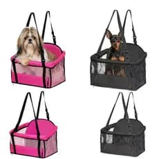 Cadeirinha Cadeira Assento Pet de Carro para Cães Cachorro, Gatos - Transporte - Segurança - Conforto
