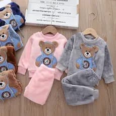Pijama Infantil Conjunto manga longa soft macia