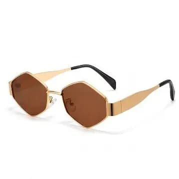 Óculos de Sol Modelo Poligonal
