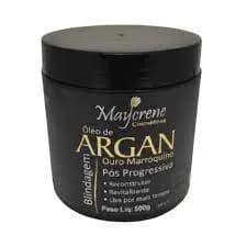 mascara oleo de argan ouro marroquinho 500g maycrene