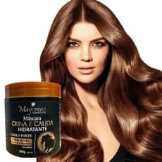 mascara/shampo/condicionador/reparador de pontas crina e cauda hidratante 500g cabelo forte