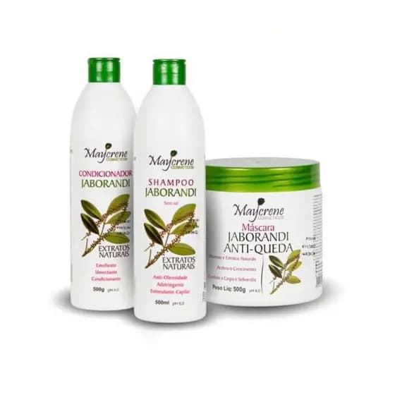 KIT JABORANDI MAYCRENE SH+COND+MASC FORTALECEDOR