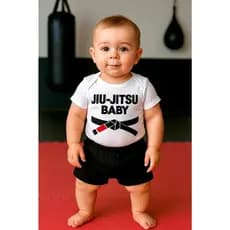 Body Jiu-Jitsu Bebê Body Profissão Body Artes Marciais Body Personalizado Jiu Jitsu Bebe Body Frases Unissex Body bebe