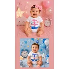 Body Bebê Acordado até altas horas Body Personalizado Alta Horas Body Mesversario Body Frases Body Temático Altas Horas