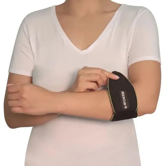 Mercur Munhequeira/Cotoveleira p/Tennis Elbow Pr G/Gg Bc0050-Cdpr