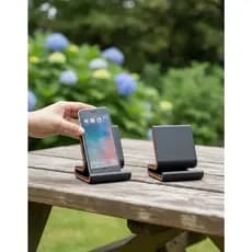 Suporte de Celular de Mesa Premium – Design Moderno e Ergonômico – Universal para iPhone e Android