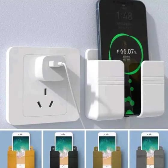 KIT 2/5 Suporte De Parede Para Carregar Celular