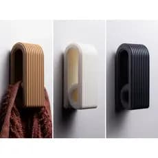 Suporte de Toalha Minimalista Adesivo | Porta Toalha Moderno Organizador Banheiro Premium