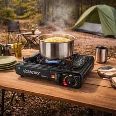 Fogareiro A Gás Portátil De Mesa Maleta Para Camping e Cozinha