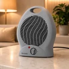Aquecedor Eletrico Termoventilador Portatil 2000w 220v Quarto Sala Banheiro Cinza Potente Barato