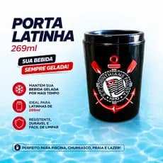 Porta Lata 269ml Suporte Cerveja Fina Térmico Personalizados