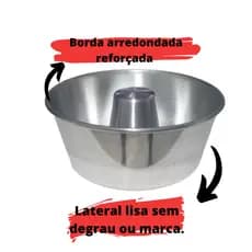Kit 5 Formas De Bolo Pudim N18 5 Unidades