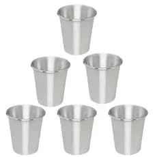 Copo de Alumínio Cônico 300 ml N8 kit com 6 unidades
