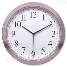 Relógio De Parede Rose Gold Claro Redondo Metalizado Decorativo Cozinha Sala Moderno Presente