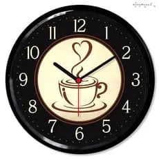 Relogio Parede Cafe Decorativo para Cozinha Cantinho do Café Xicara Casa Sala Presente