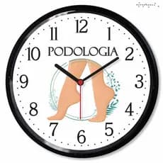 Relogio de Parede Podologia Salao Podologo Saude Pes Decoracao Decorativo Presente