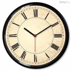 Relogio Parede Numeros Romanos Varias Cores Envelhecido Decoracao Vintage Retro Moderno