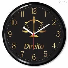 Relogio Parede Direito Advocacia Decoracao Escritorio Presente Advogado Advogada