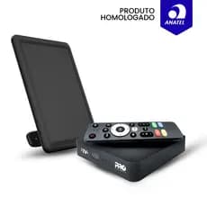 Kit Receptor DTV+ 3.0 Proeletronic 4K com Antena MIMO e Android integrado TV DIGITAL