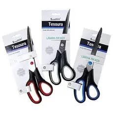 1 Tesoura Multiuso Stanless Steel Interponte - Lâmina Em Aço - Dois Tamanhos