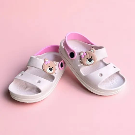 Papete Infantil Para Menina - Delicada, Leve, Confortável E Antiderrapante