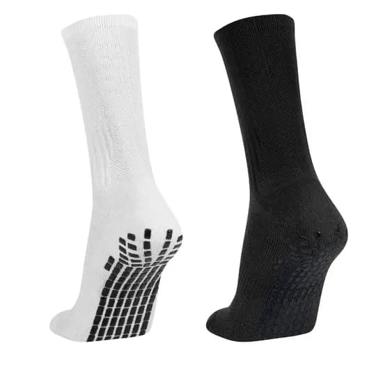 Meia Esportiva Antiderrapante de Futebol Crossfit Cano Alto