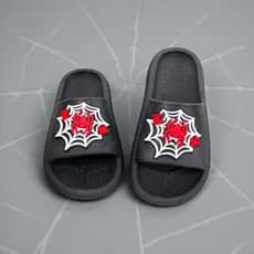 Chinelo Nuvem Slide Infantil Masculino Aranha Super Herói Confortável e Antiderrapante