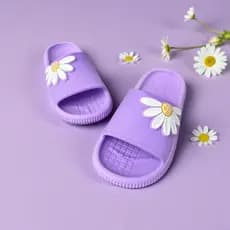CHINELO INFANTIL SLIDE NUVEM PARA MENINAS FLOR- DELICADO CONFORTÁVEL E ANTIDERRAPANTE DO 27 AO 32