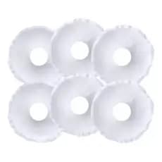 Rosquinha de Amamentação Lavável Macia 100% algodão kit 30 unid.