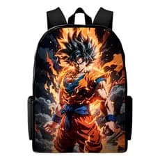 Mochila Bolsa Infantil Escolar Mala Estampa Dragon Ball Anime Para Escola