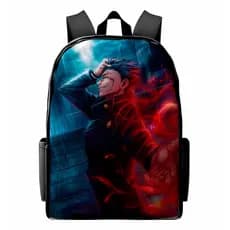 Mochila Infantil Estampada Ryomen Sukuna Toji Satoru Gojo Jujutsu Kaisen Anime Personagem
