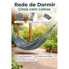 Rede Descanso  rede  dormir  rede balançar solteiro azul  em algodão 🌿🧵 Obs:  Cores variadas.
