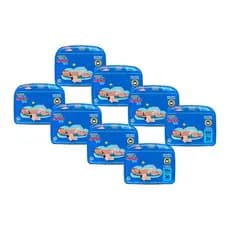 Kit 8 Fraldas Turma da Mônica Baby Jumbo RN com 36un cada