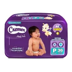Fralda Cremer Econômica P 36 Unidades
