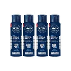 Kit 4 Desodorantes  NIVEA MEN  Antitranspirante Aerossol Original Protect 150ml