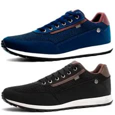 Kit 2 Sapatenis Casual Masculino Conforto Touroboots