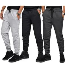 Kit 3 Calças Moletom Masculino Touroboots Estilo Jogger com Bolso Confortável Inverno