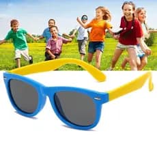Óculos De Sol Infantil Polarizado UV400 Flexível Para Crianças