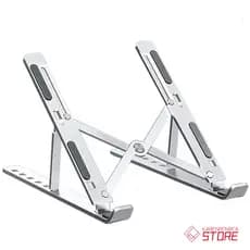Suporte notebook Dobrável Ergonômico Ajustável fino Liga de alumínio-PRATA