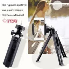 Suporte Celular Smartphone Mesa Universal Tripé  k518