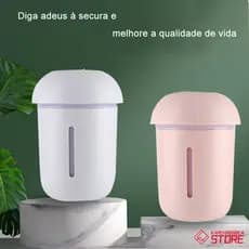 Purificador De Portátil Luminária Umidificador USB Mini Casa Aromatizador De Ambientes