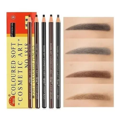 Kit 12 Lápis Dermatográfico Sobrancelhas Micropigmentação Super Oferta