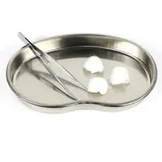 Bandeja Inox P/ Procedimento Médico Veterinário Podólogo Manicure OFERTA