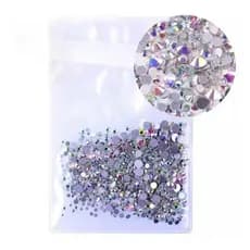 Kit Pedra SS2 SS3 SS4 SS5 SS6 SS8 Pedrarias Jóias Hotfix Unhas Strass Decoração 1440 Peças