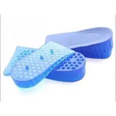 Par Palmilha Elevação Silicone 2 Camadas 3cm Elevação