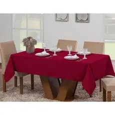 Toalha de mesa 2,00 metros jacard retangular 6 lugares 2,00 x 1,40
