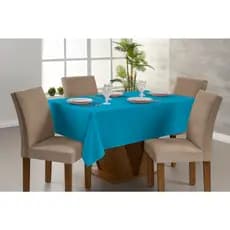 Toalha De Mesa Retangular 2,00 x1,45m 6 Lugares Oxford Cores Vibrantes