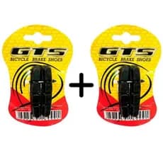 2 Pares Sapata Borrachinha Pastilha De Freio GTS Para Bicicleta Freio V-brake Orbital 70mm Chave Allen