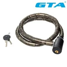 Cadeado Grosso Articulado Corrente Bicicleta Moto 1 Metro x 18mm com Chave